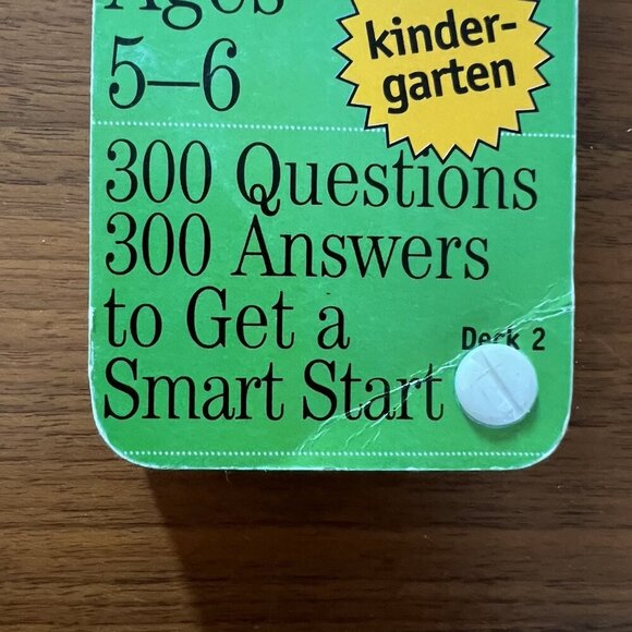 Brain Quest Learning Kindergarten Ages 5-6 Quiz Deck #2 VTG Revised 3rd Ed 2005 - Picture 6 of 9